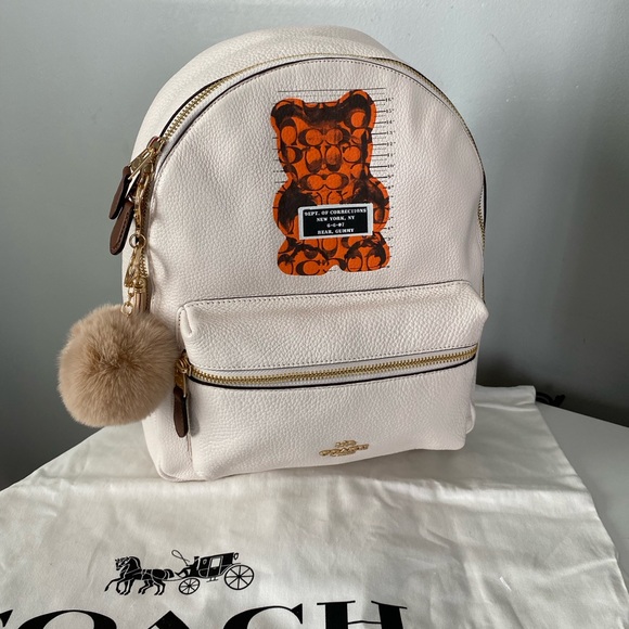 coach gummy bear backpack City Zip Tote With Vandal Coach Vandal Gummy mini backpack